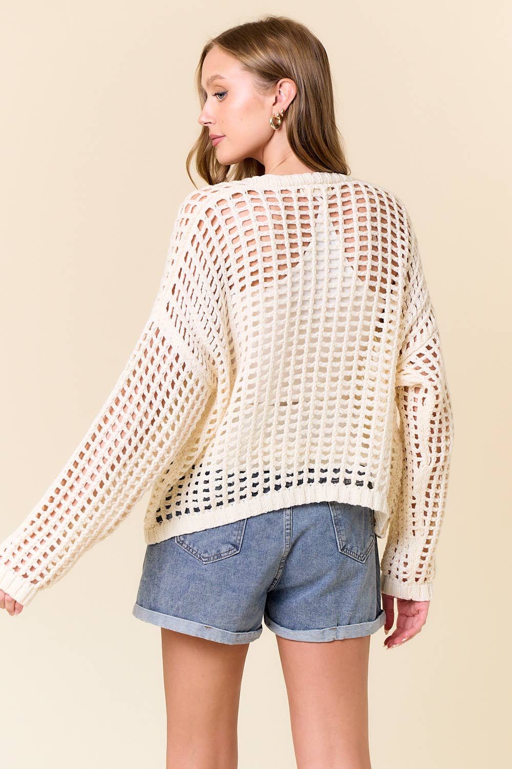 CROCHET OPEN CARDIGAN