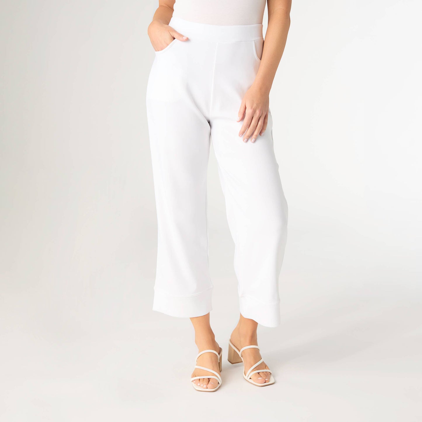 Georgie Wide Leg Cropped