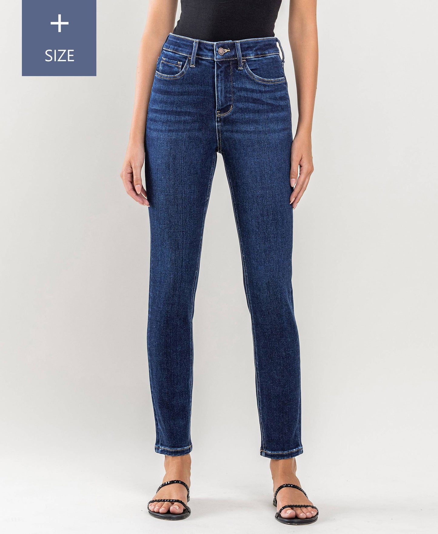 LOVERVET PLUS SIZE TUMMY CONTROL HIGH RISE ANKLE SKINNY