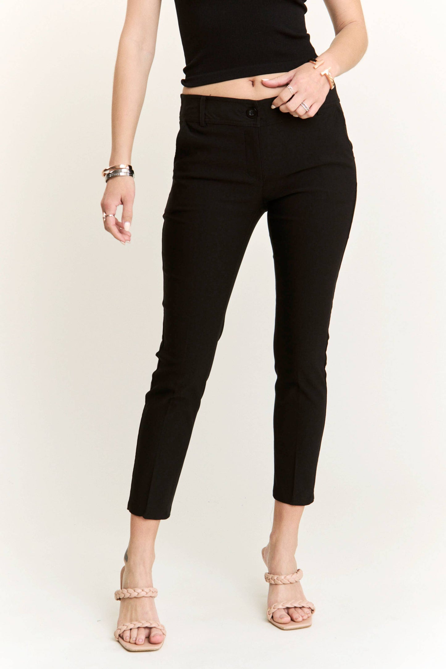 MILLENIUM STRETCH COMFORT SKINNY ANKLE PANTS