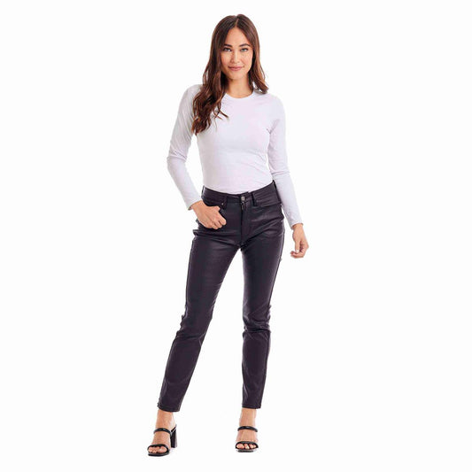 Mud Pie Krisa Coated Denim Pants