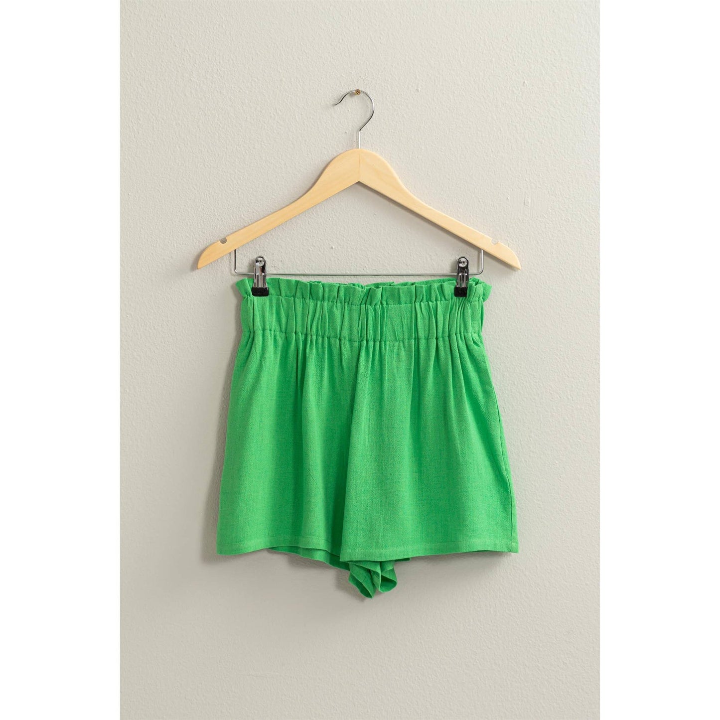 LINEN PAPERBAG SHORTS