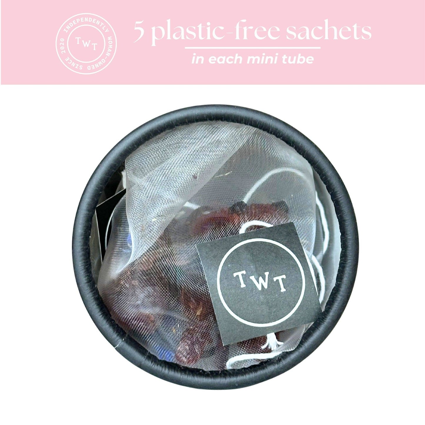 Hibiscus Rose Herbal Mini Tube (5 tea bags)