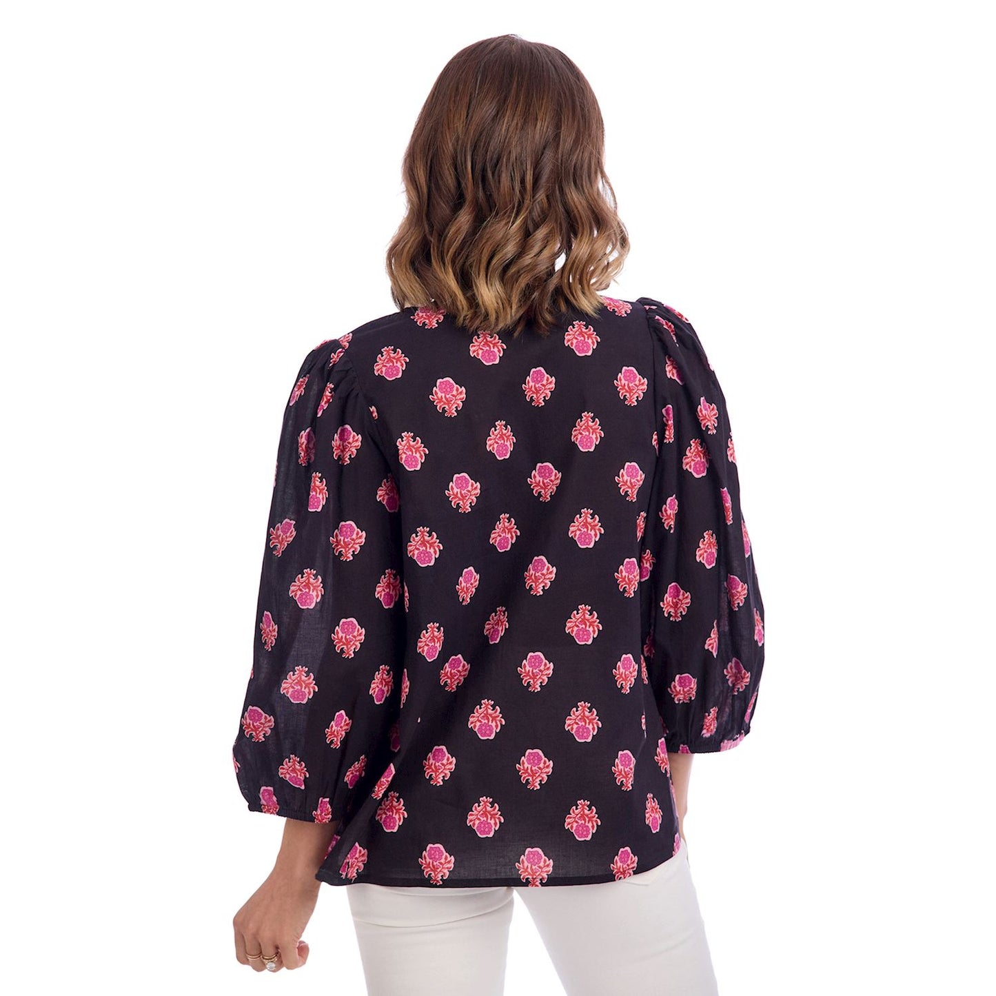 Mud Pie Martie Balloon Sleeve Top