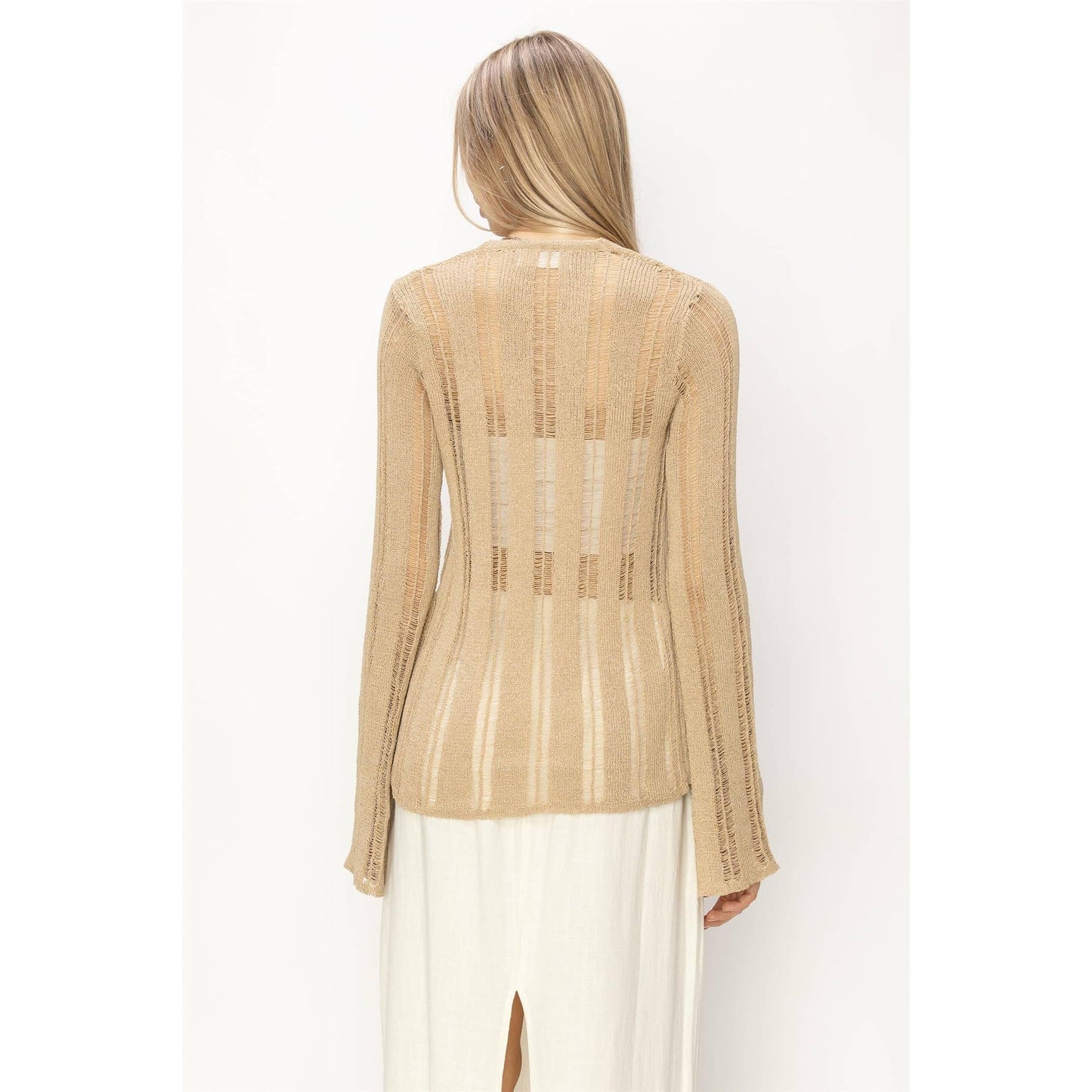 OPEN KNIT CARDIGAN