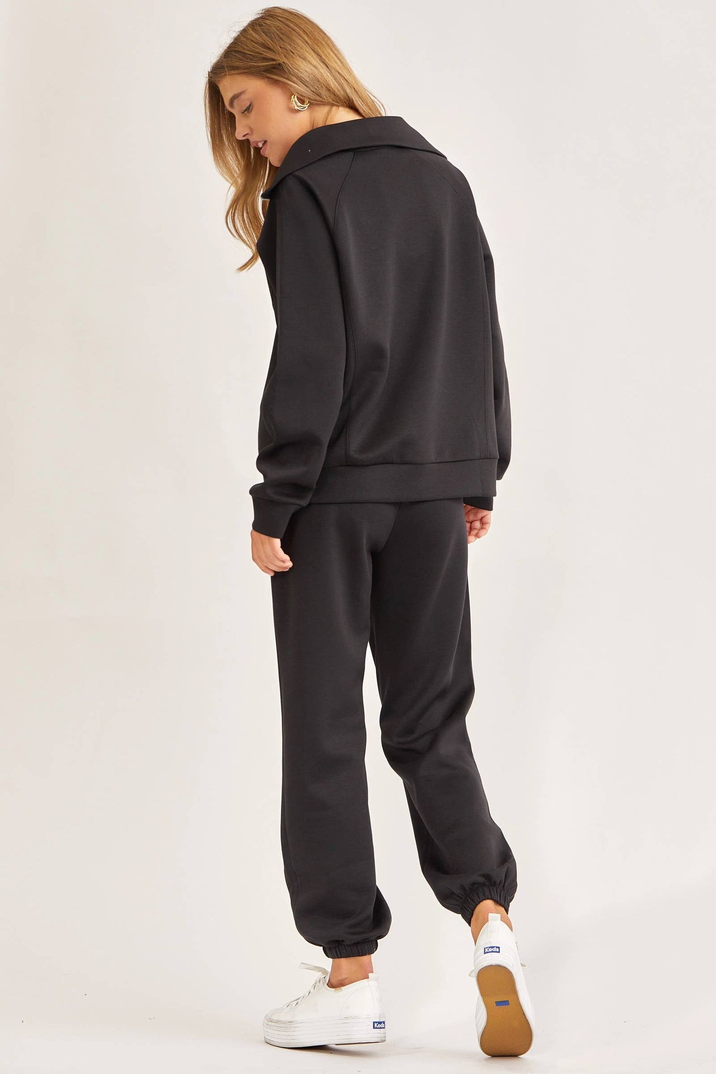 Quarter Zip Pullover + Jogger Modal Travel Set