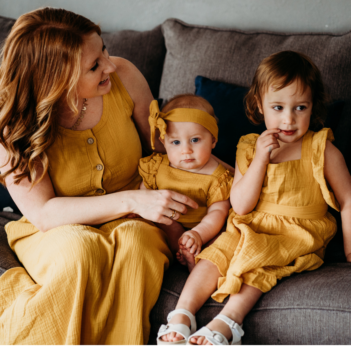 Yellow Maxi Matching Mommy & Me Dress- Child Size