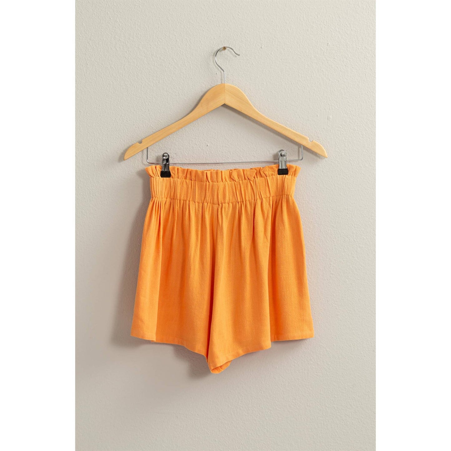 LINEN PAPERBAG SHORTS