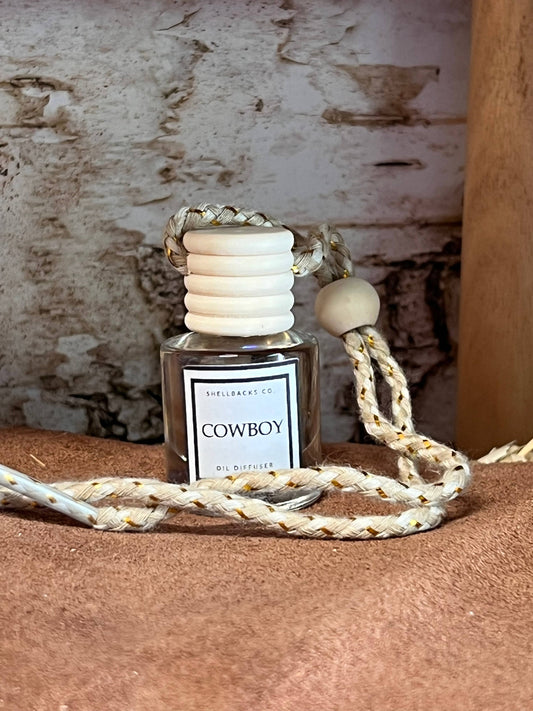 Cowboy Hanging Car Freshener Diffuser