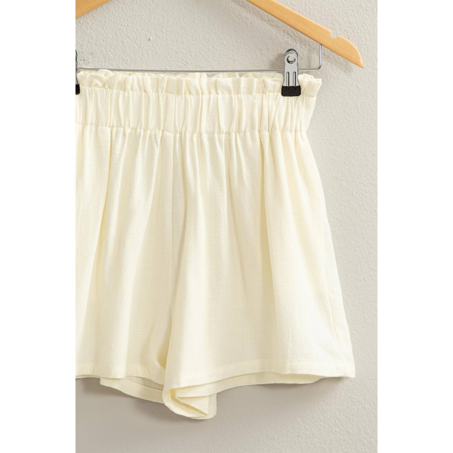 LINEN PAPERBAG SHORTS