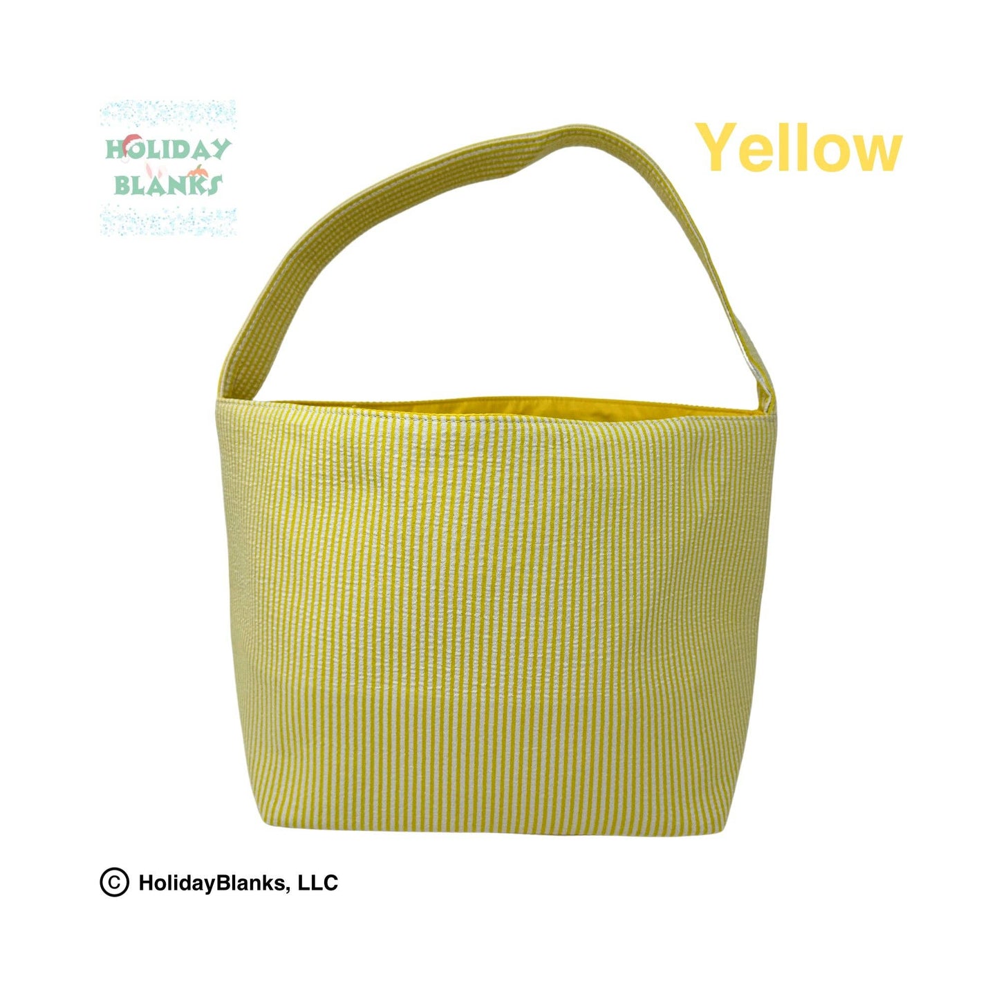 Easter Seersucker Basket