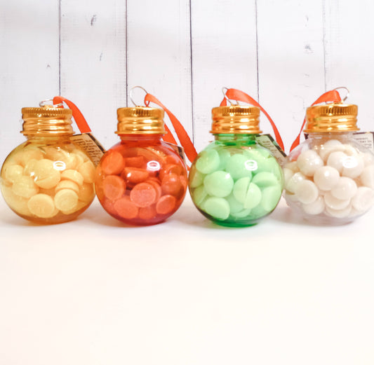 Body Butter Ornament - Natural Single Use Lotion Bead Gift