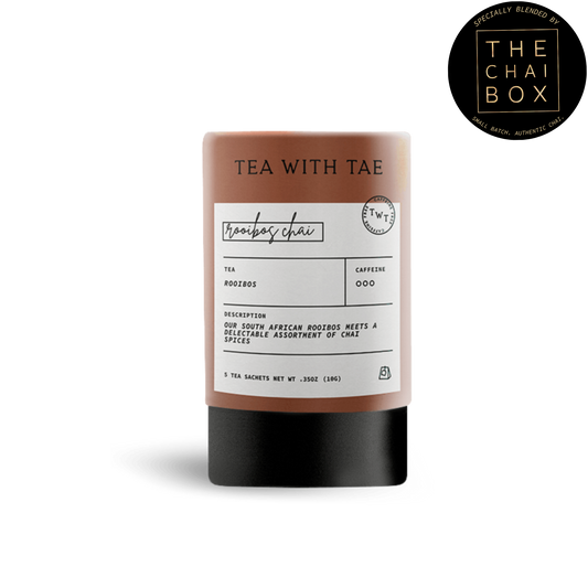 Rooibos Chai Herbal Mini Tube Gift (5 tea bags)