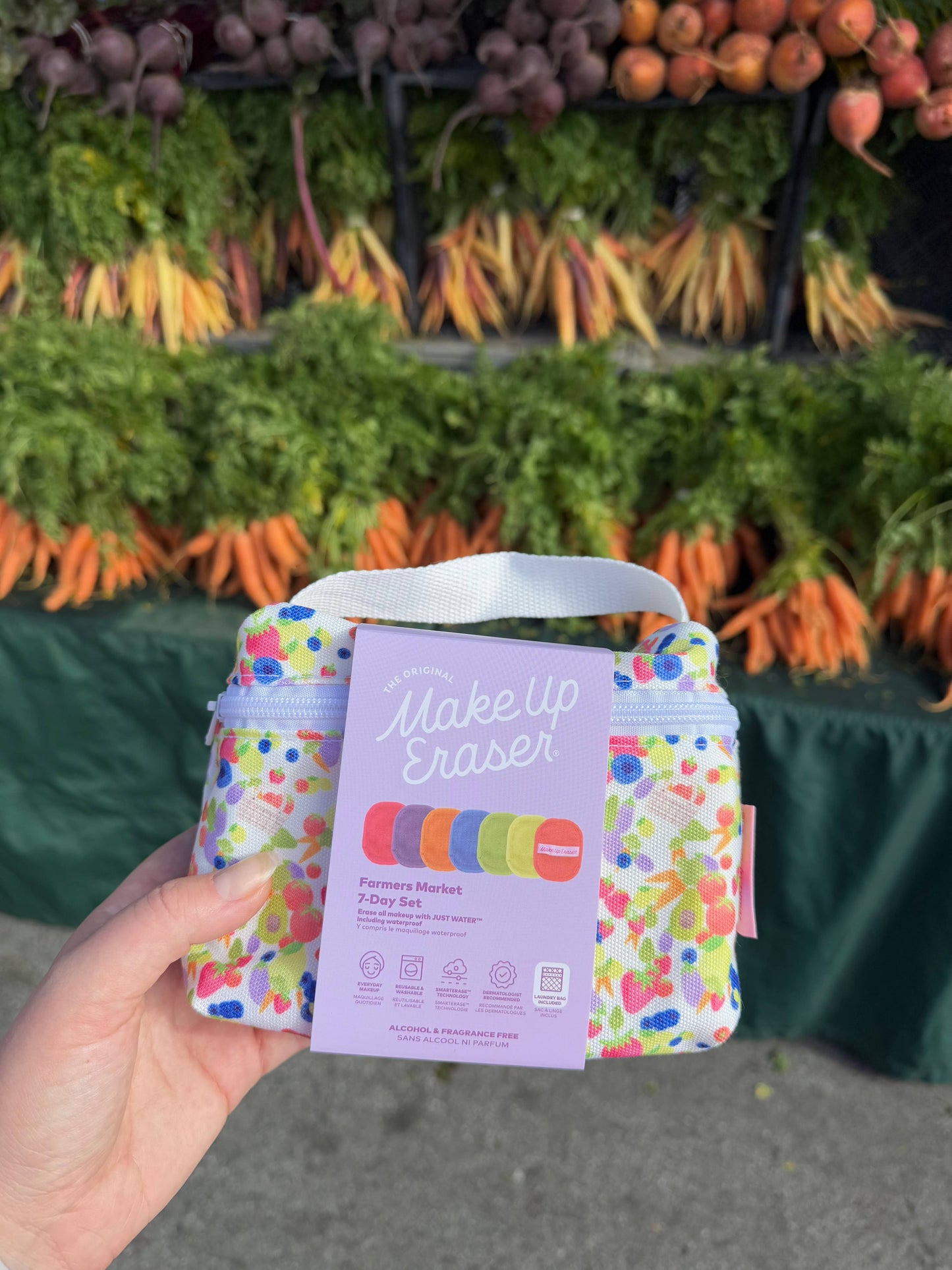 Farmer's Market 7-Day Set with Makeup Bag | Floral & Bright