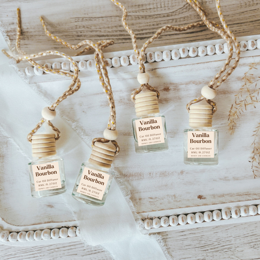 Hanging Car Diffusers | Vanilla Bourbon | Made in USA
