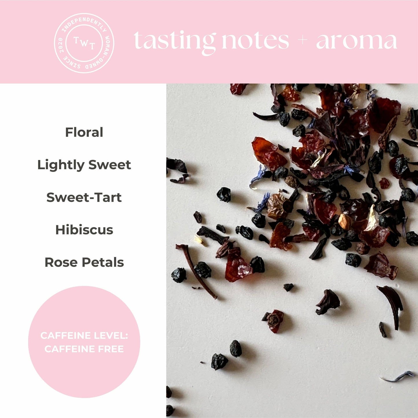 Hibiscus Rose Herbal Mini Tube (5 tea bags)