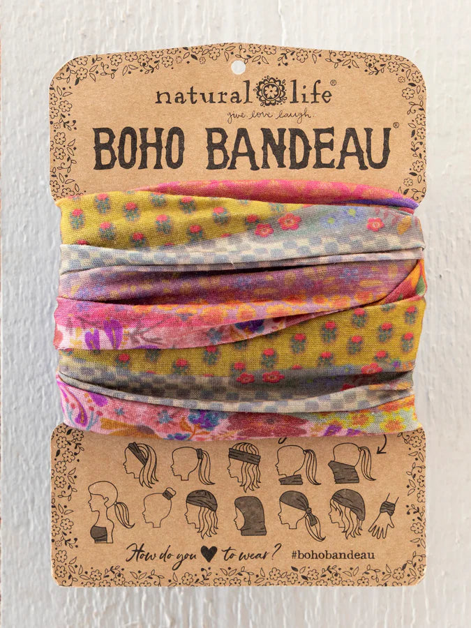 Natural Life Full Boho Bandeau® Headband- Garden Waves