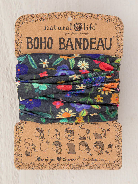 Natural Life Full Boho Bandeau® Headband - Multi Wildflowers