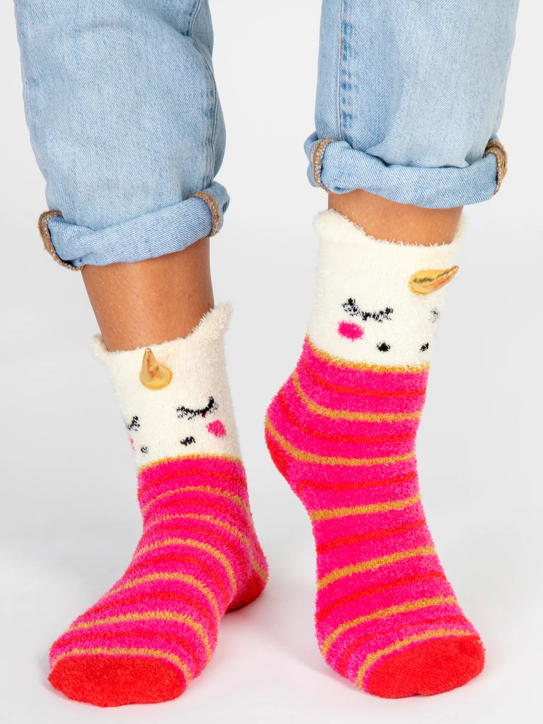 Natural Life Cozy Socks-Unicorn