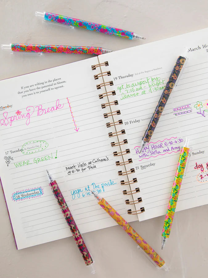 Natural Life Best Gel Pens Ever, Set of 6-Multicolored Ink