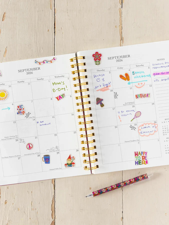 Natural Life 2026-27 17 Month Planner-Keep Going