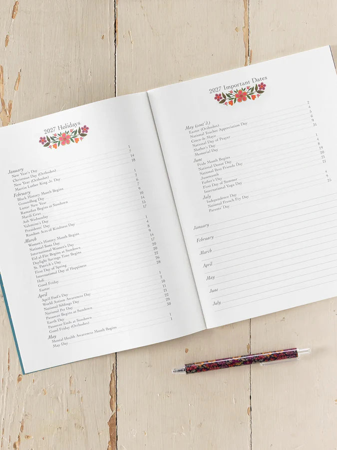 Natural Life 2026-27 Academic Planner-Small Acts