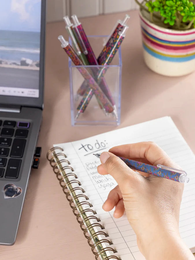 Natural Life Best Gel Pens Ever, Set of 6- Black Ink