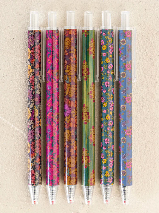 Natural Life Best Gel Pens Ever, Set of 6- Black Ink