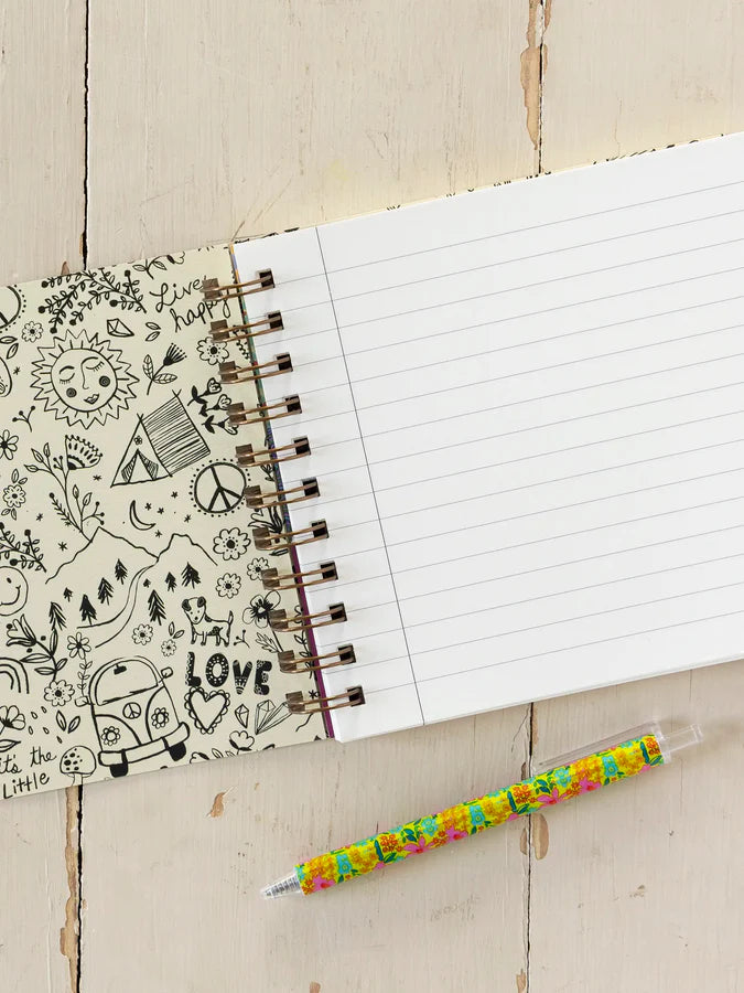 Natural Life Spiral Notebook- I Love Coming Home