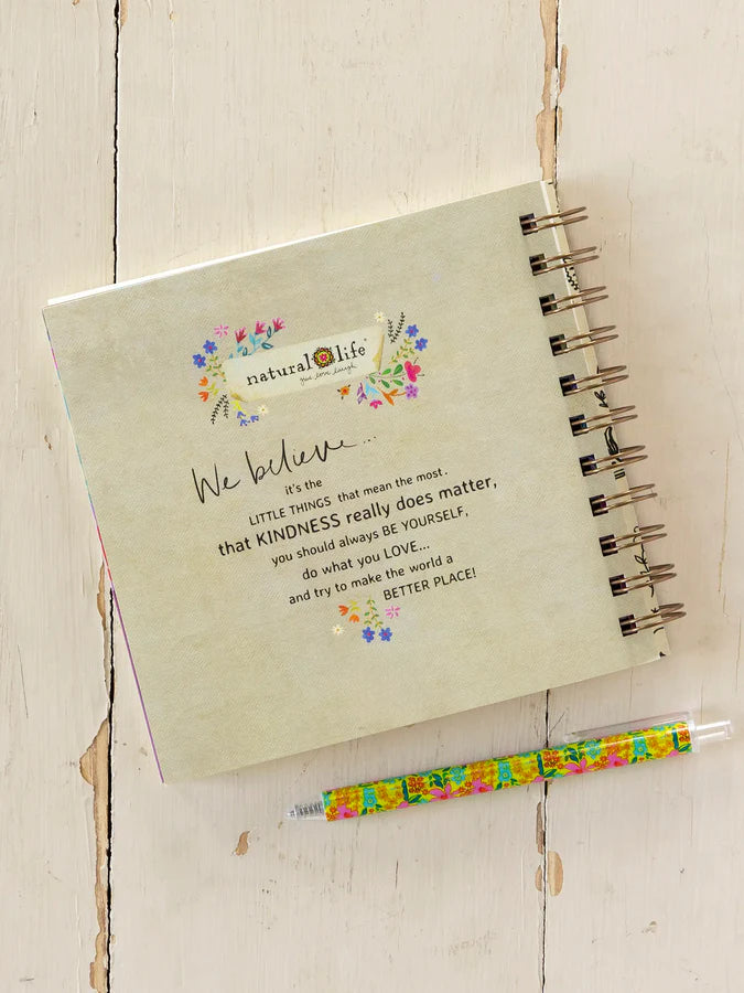 Natural Life Spiral Notebook- I Love Coming Home