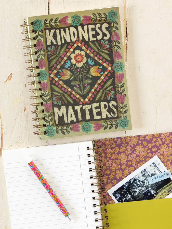 Natural Life Spiral Notebook-Kindness Matters