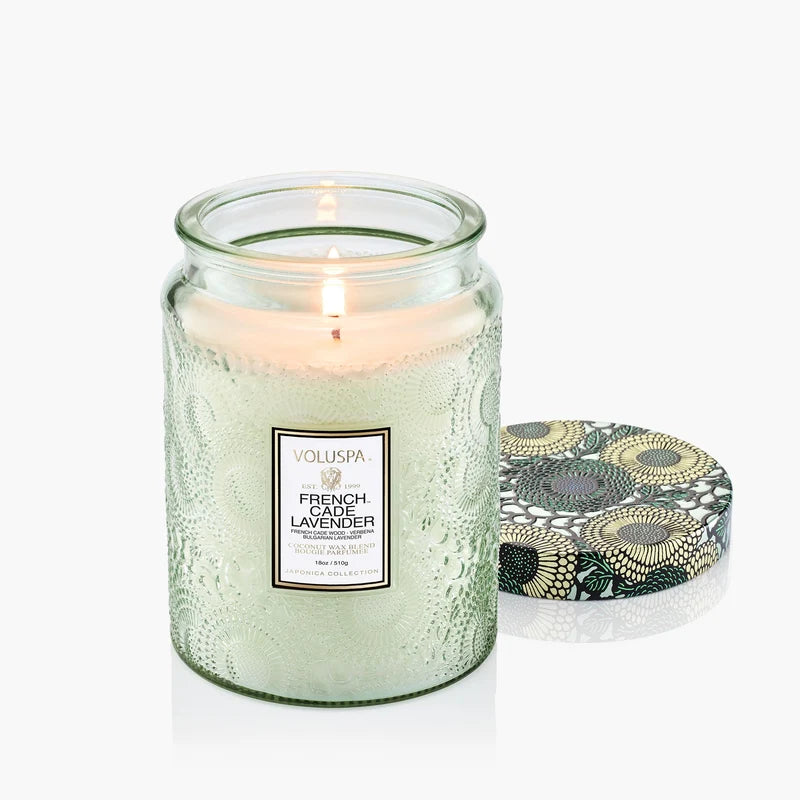 Voluspa French Cade Lavender Large Jar Candle
