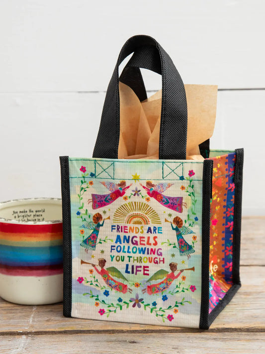 Natural Life Small Happy Bag-Friends Are Angels