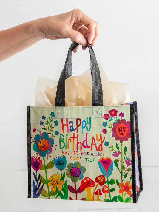 Natural Life Medium Happy Bag - Happy Birthday