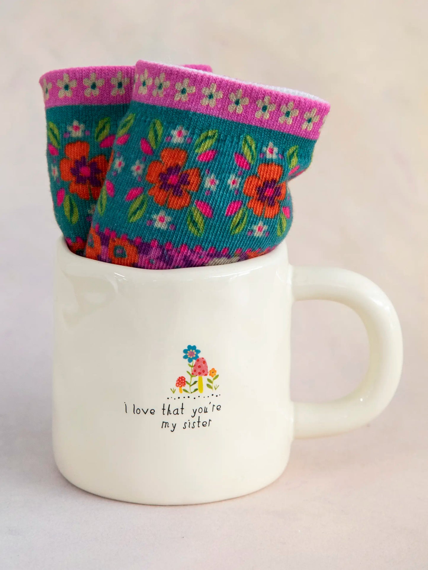 Natural Life Mug & Sock Set - Sister