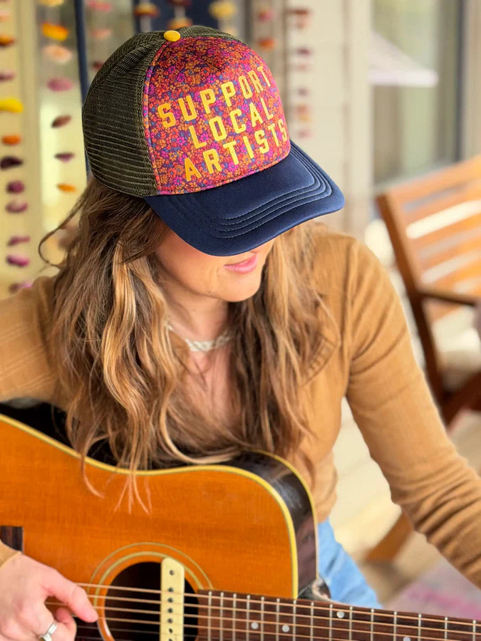 Natural Life Trucker Hat-Support Local Artists