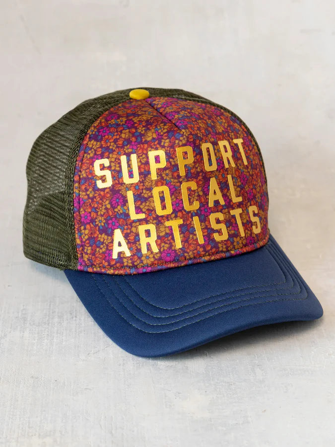 Natural Life Trucker Hat-Support Local Artists