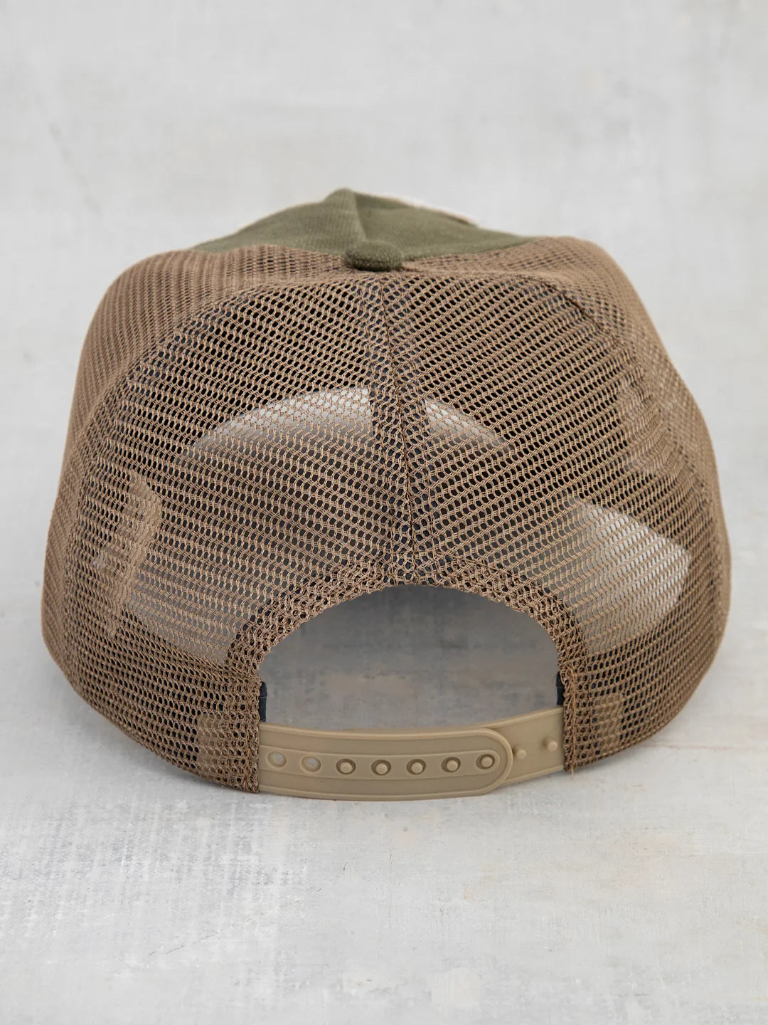 Natural Life Canvas Trucker Hat=-Mountains