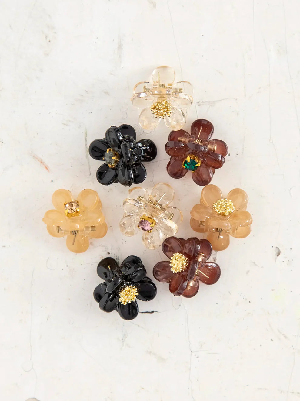 Natural Life Micro Mini Daisy Hair Claws (Single Clip Only)