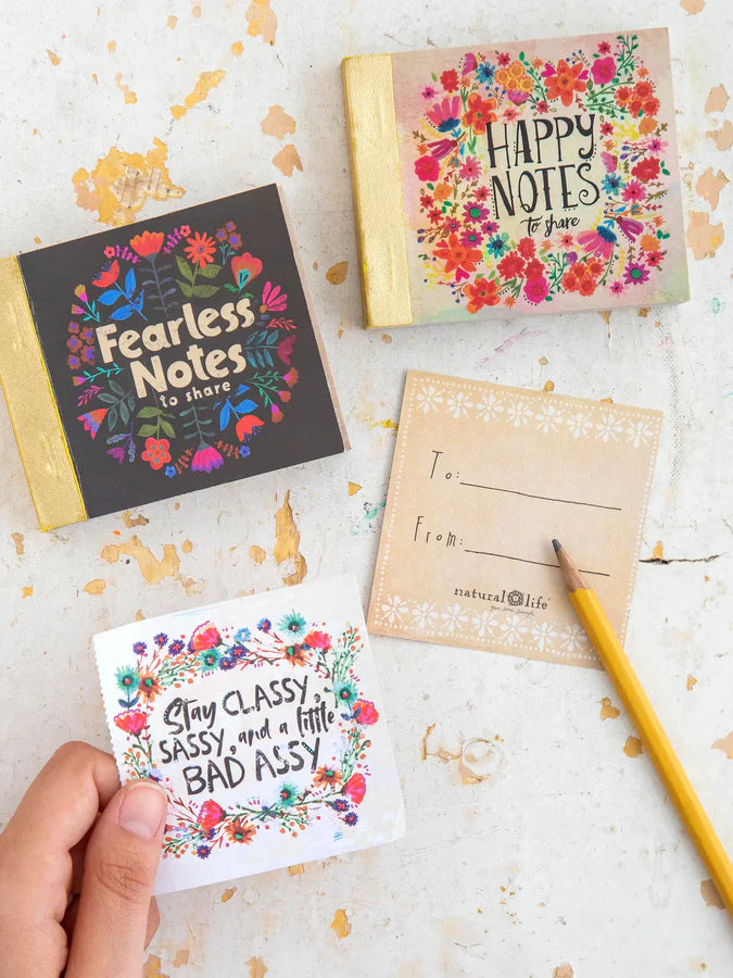 Natural Life Happy Chirp Notes-Pink