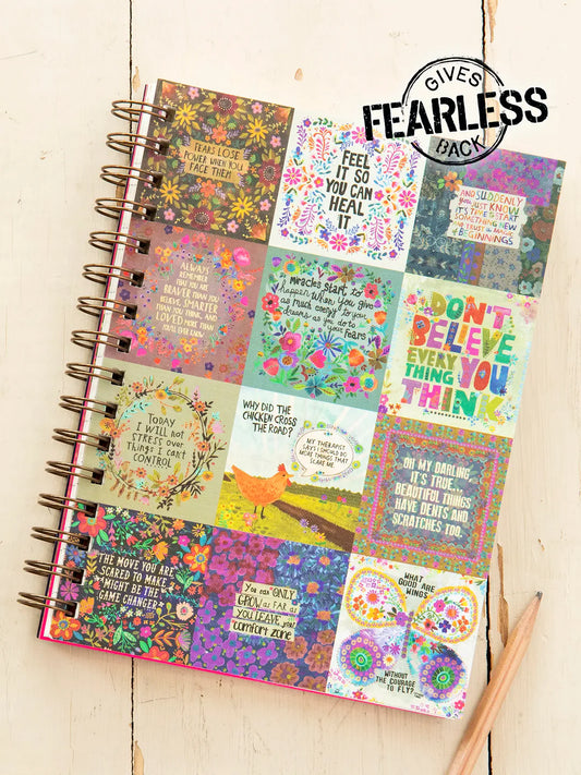 Natural Life Spiral Notebook-Fearless