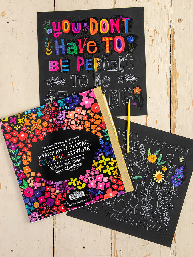 Natural Life Scratch Art Poster Book