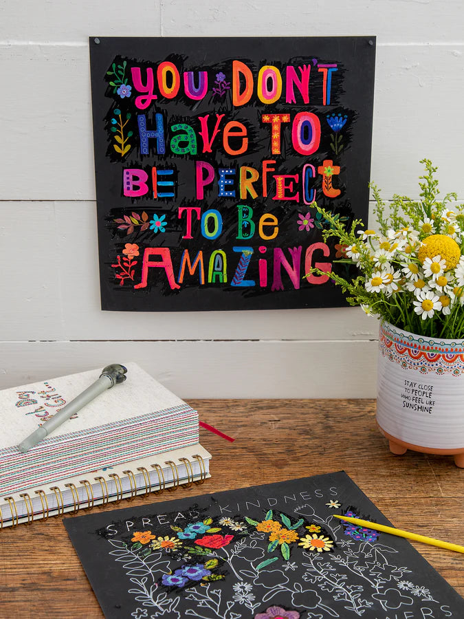 Natural Life Scratch Art Poster Book