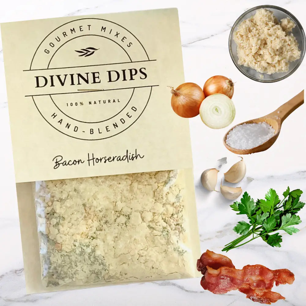 Bacon Horseradish Seasoning Dip Mix & Cheese ball