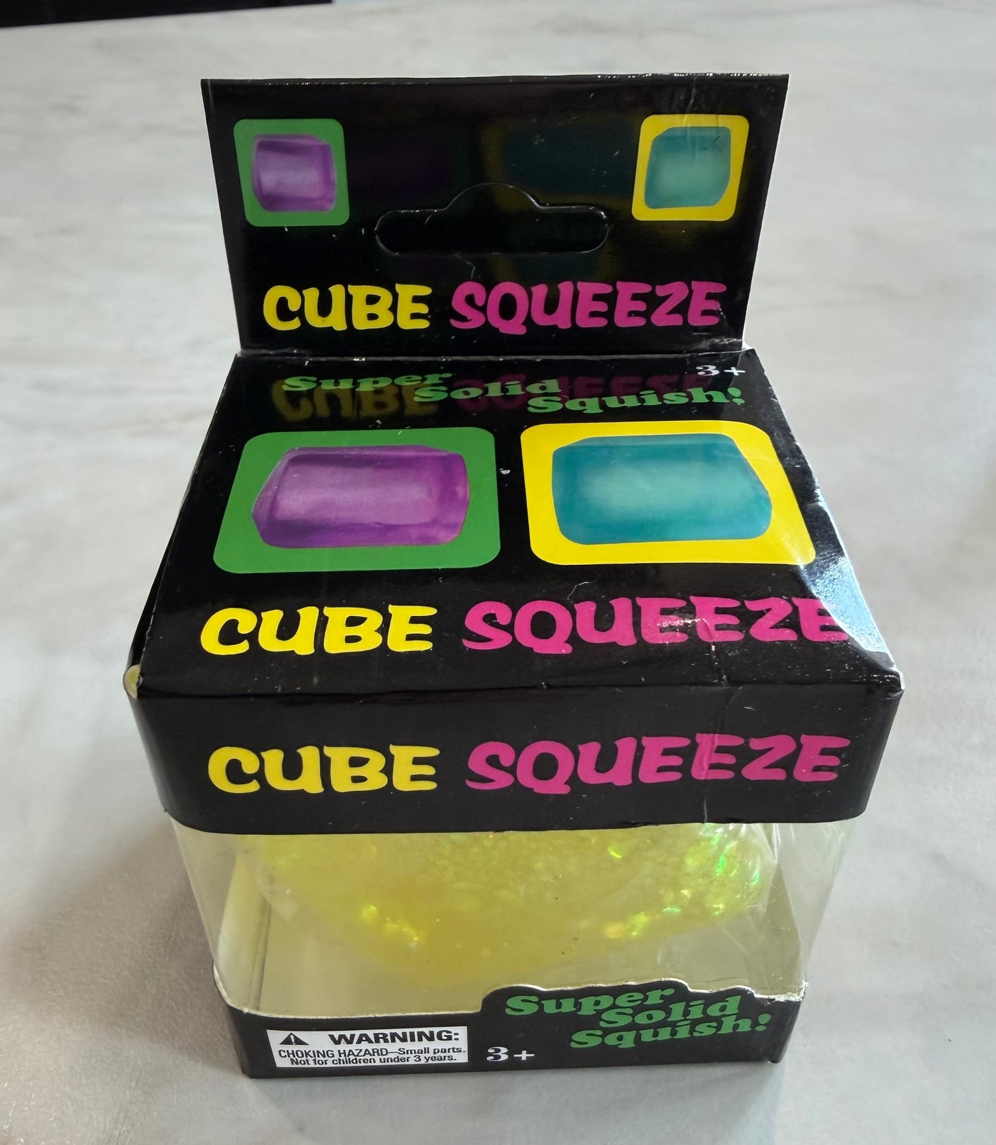 Squeeze Stress Relief Cube Ball Toy