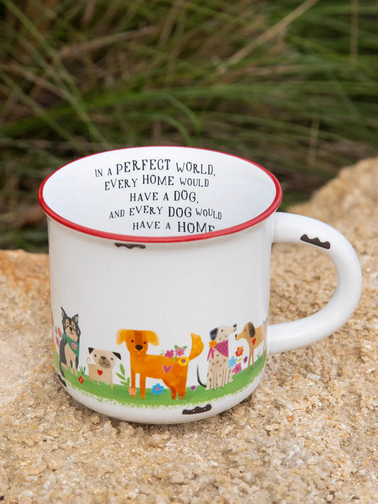 Natural Life Camp Coffee Mug-Every Home Has a Dog