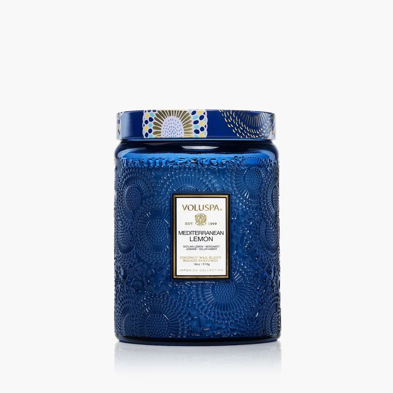 Voluspa Mediterranean Lemon Large Jar Candle