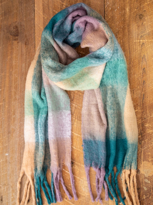 Natural Life Cuddle Up Cozy Scarf-Blue Sage