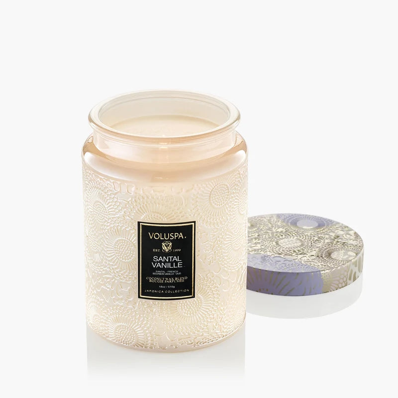 Voluspa Santal Vanille Large Jar Candle