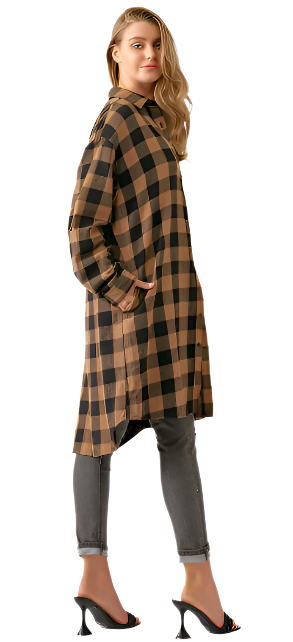 Risen Buffalo Plaid Long Shirt Jacket